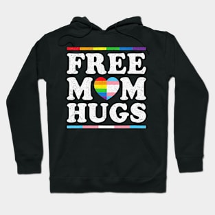 Free Mom Hugs Heart Lgbt Pride Month Hoodie